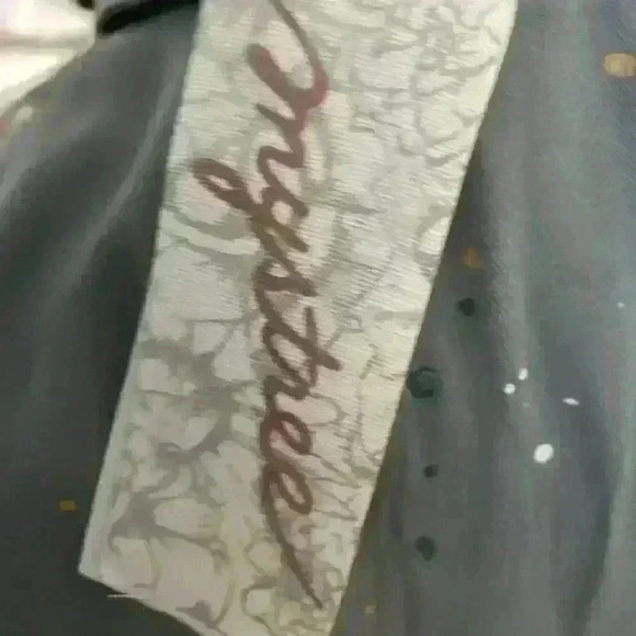 Mystree Sage Peplum Tiered Button Down Loose Fit Size Medium​​ - Picture 5 of 6